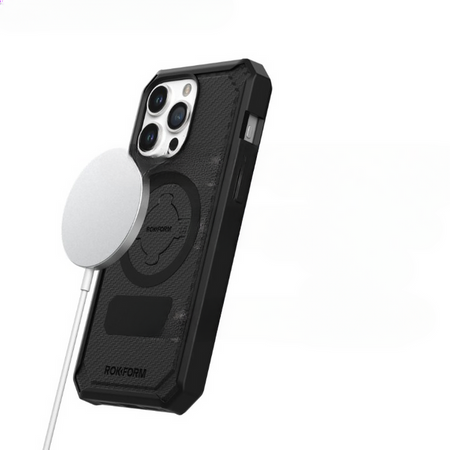 ROKFORM RUGGED BLACK MAG FOR IPHONE 15 PRO MAX