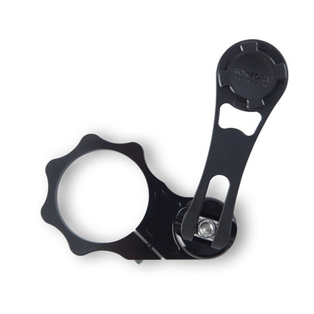 Aluminium-, schwarz Motorradhenkel RokForm auf die Schraube der Vordergabel (50 mm)