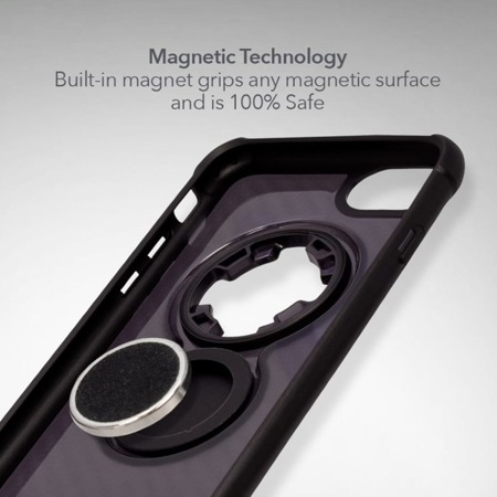 Die Hülle RokForm Crystal Carbon Black für Apple iPhone  6 / 7 / 8