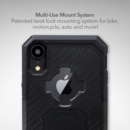 Die Hülle RokForm Rugged Gunmetal für Apple iPhone XR grau