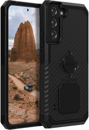 Die Hülle RokForm Rugged für Samsung  S22+ Plus schwarze