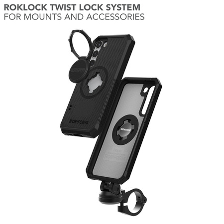 Die Hülle RokForm Rugged für Samsung  S22 Ultra schwarze