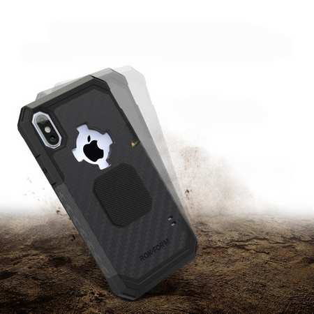 RokForm Rugged Schwarz Case für iPhone X/XS