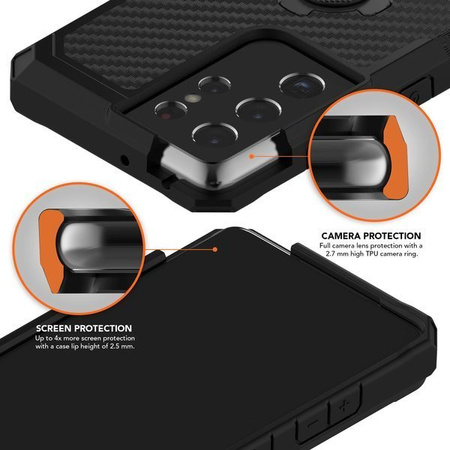 Samsung S21 Ultra Rugged Case Black