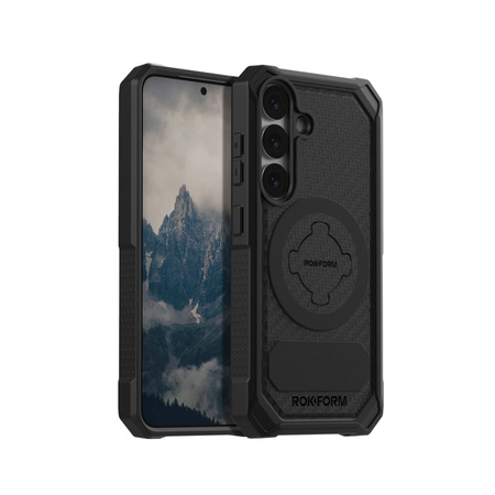 Die Hülle RokForm Rugged für Samsung  S23 5G schwarze