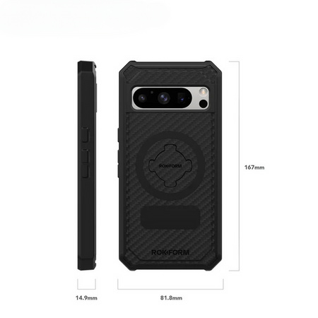 RokForm Rugged Case Black for Google Pixel 8 Pro