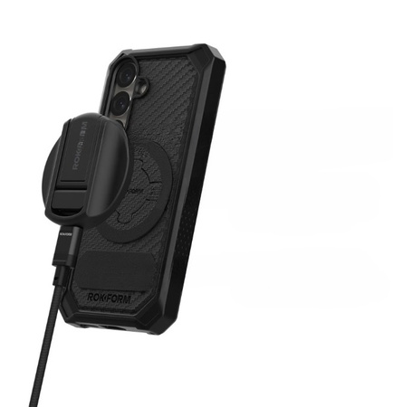 Die Hülle RokForm Rugged für Samsung  S23 5G schwarze