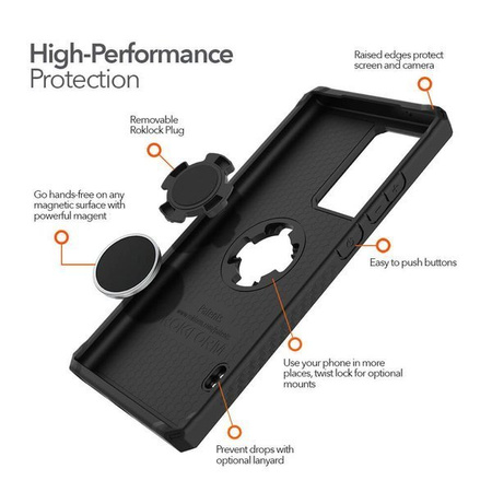 Die Hülle RokForm Rugged für Apple iPhone 12 Mini schwarze