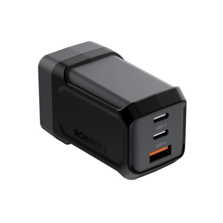 Ładowarka Sieciowa Rokform 3-Port Power Adapter 65W (2X USB-C + USB-A)
