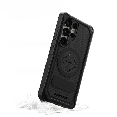 Die Hülle RokForm Rugged für Samsung  S23 5G schwarze