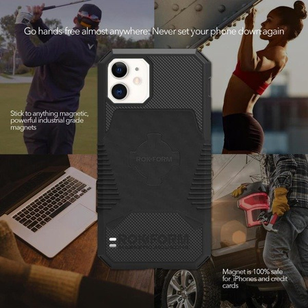 Etui Rokform Rugged Black Do iPhone 11 - Czarne