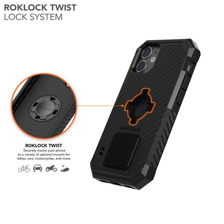 Etui Rokform Rugged Black Do iPhone 12 Mini