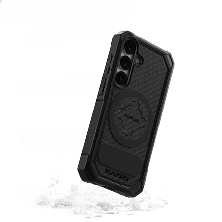 Die Hülle RokForm Rugged für Samsung  S23 5G schwarze