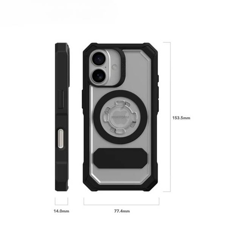 Etui Rokform Crystal Case MagSafe Do iPhone 16 Plus