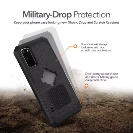 Die Hülle RokForm Rugged für Apple iPhone 12 Mini schwarze