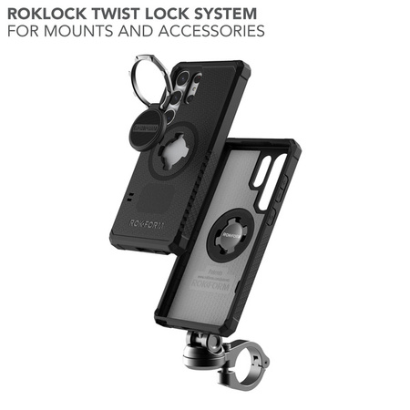 ETUI ROKFORM RUGGED BLACK DO GALAXY S23 ULTRA 5G