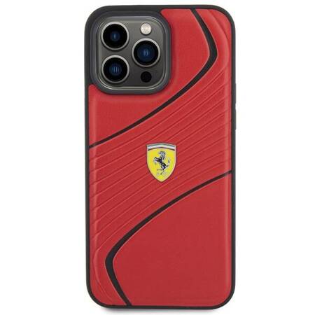 Etui Ferrari Metal Logo Case Do iPhone 15 Pro Max