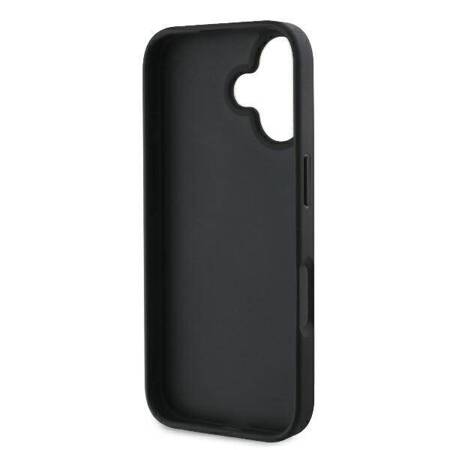 Etui Guess do iPhone 16 czarny 4G Big Logo