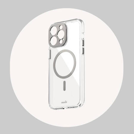 Moshi Iglaze Magsafe - Etui Do iPhone 15 Plus (Luna Silver)