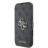 Etui Guess do iPhone 16 Plus czarny book 4G Metal Logo