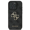 Etui Guess do iPhone 16 Pro czarny 4G Big Logo