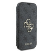 Etui Guess do iPhone 16 Pro czarny book 4G Metal Logo