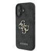 Etui Guess do iPhone 16 czarny 4G Big Logo