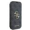 Etui Guess do iPhone 16 czarny book 4G Metal Logo